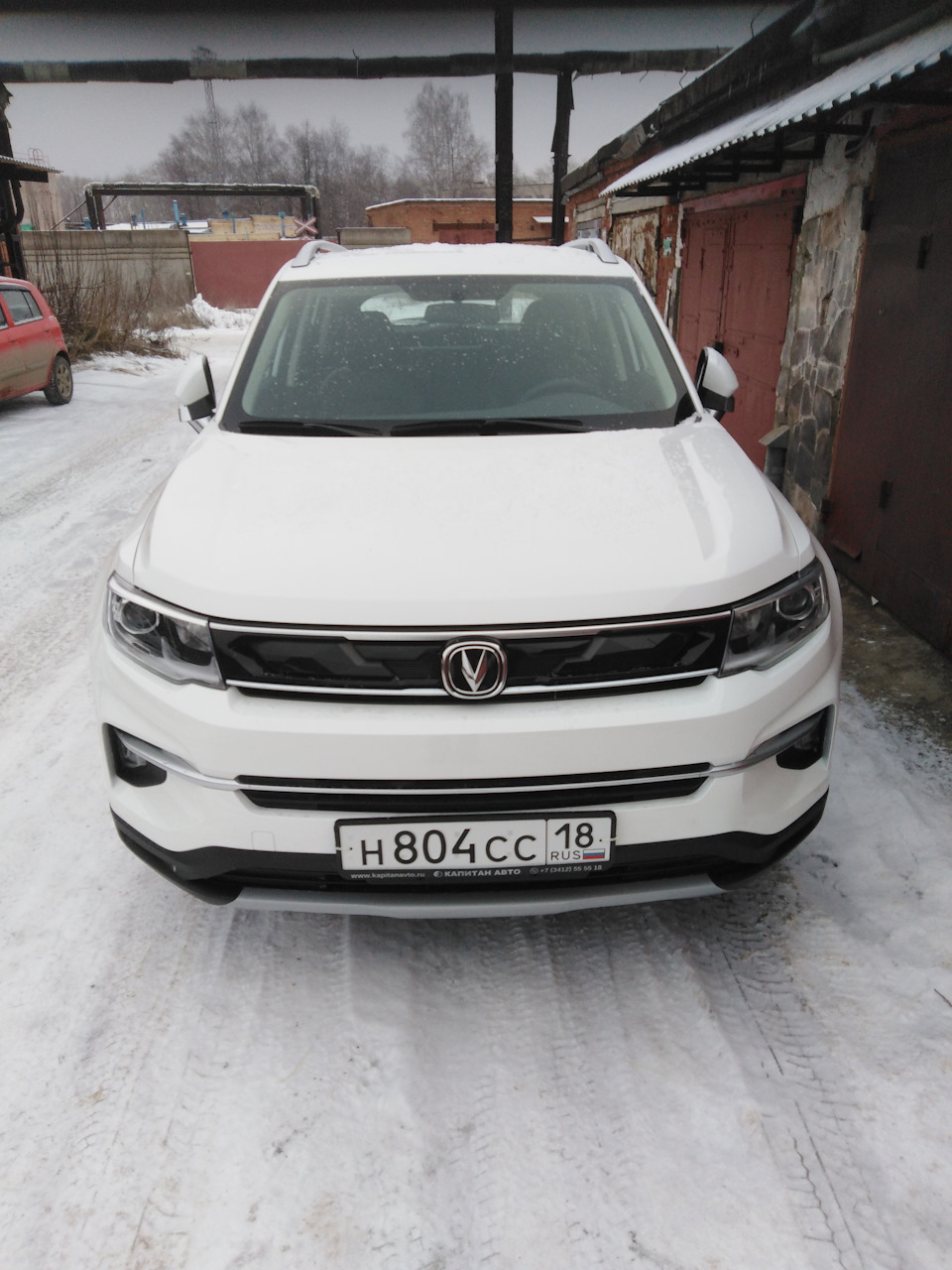 Получил номера+первый попадоз — Changan CS35 Plus, 1,6 л, 2019 года |  аксессуары | DRIVE2