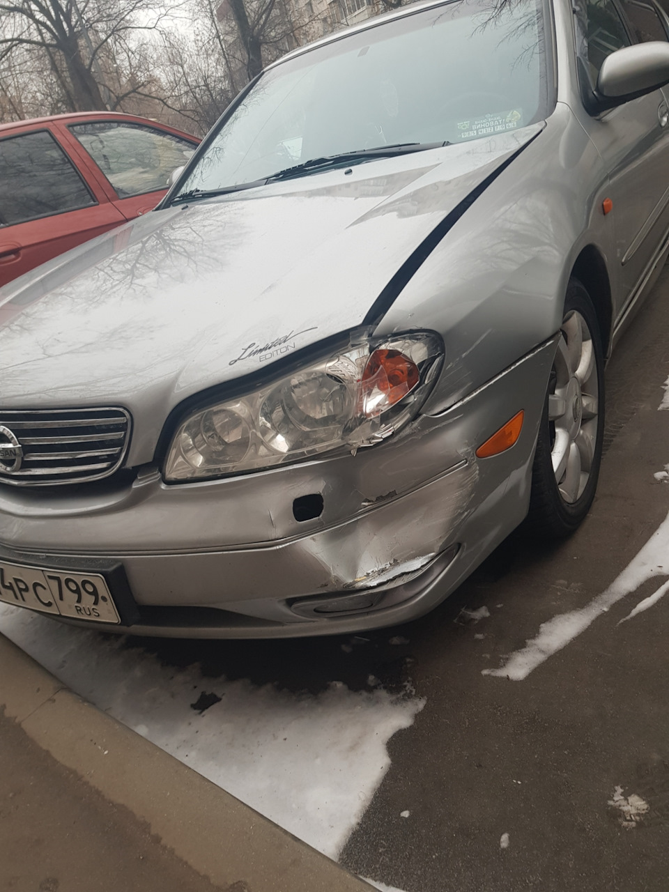 Попал в аварию… — Nissan Maxima QX (A33), 3 л, 2002 года | ДТП | DRIVE2