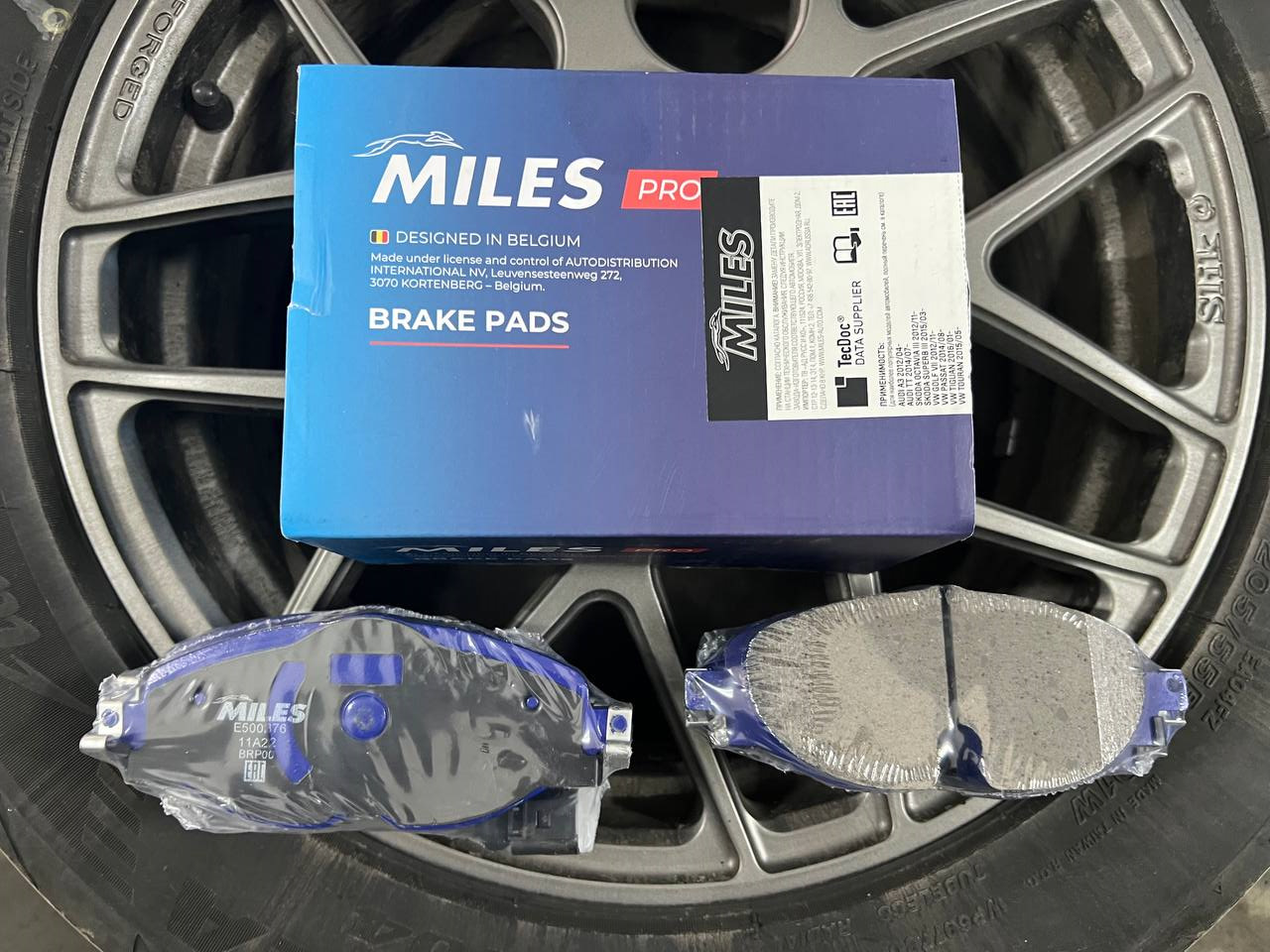 Тормозная Система — Колодки Передние MILES Ceramic E5 — 249000 км ...