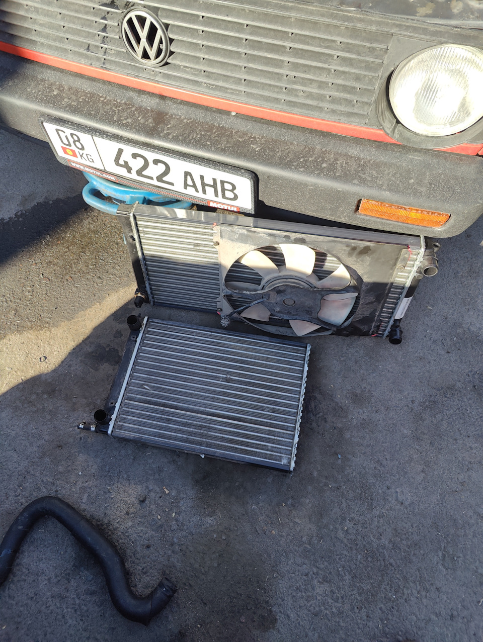 Радиатор — Volkswagen Golf Mk2, 1,3 л, 1984 года | запчасти | DRIVE2