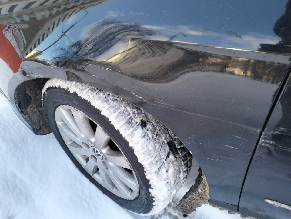 Неприятности😈 — Volkswagen Passat B6, 2 л, 2008 года | ДТП | DRIVE2