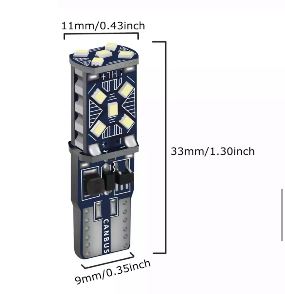 Замена лампочек в салоне и габаритах на светодиодные — Honda Civic (7G ...