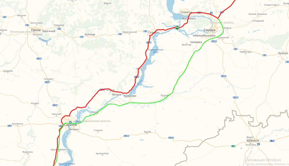 Карта от екатеринбурга до сочи на машине