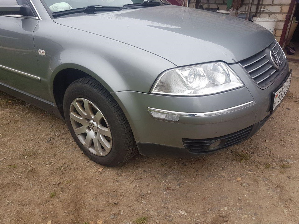 Новые габариты в передний бампер. — Volkswagen Passat B5, 1,8 л, 2001 ...