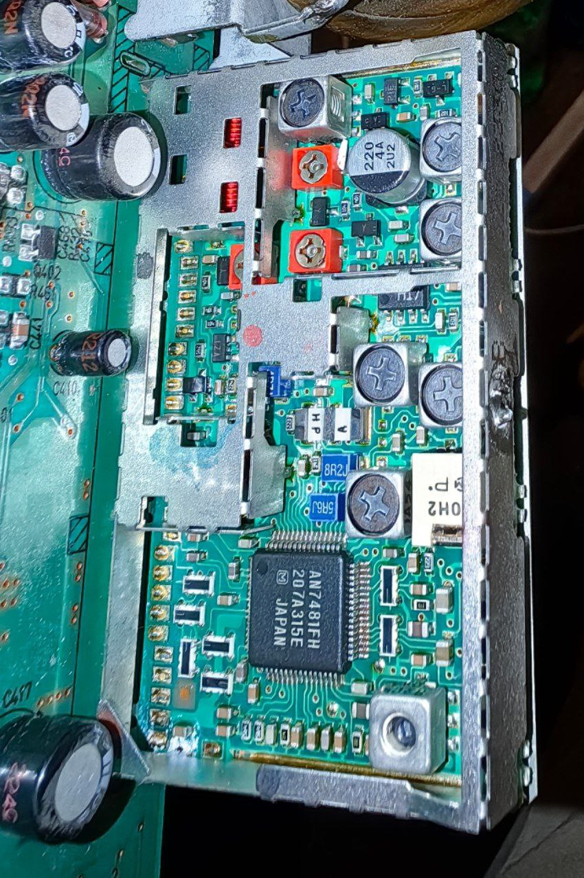 Panasonic CQ-TX5500 Часть 2. Перенастройка диапазона FM