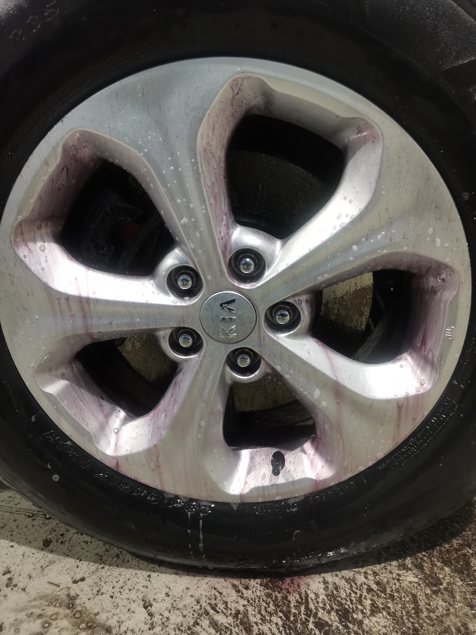 Чистка рыжих точек на кузове — KIA Sorento (2G), 2,4 л, 2013 года ...