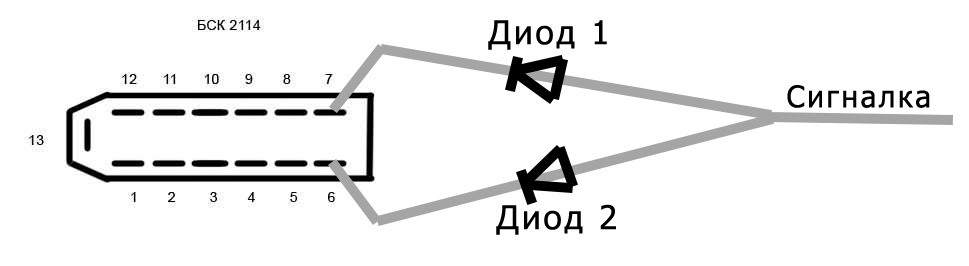 Концевики дверей 2110 схема