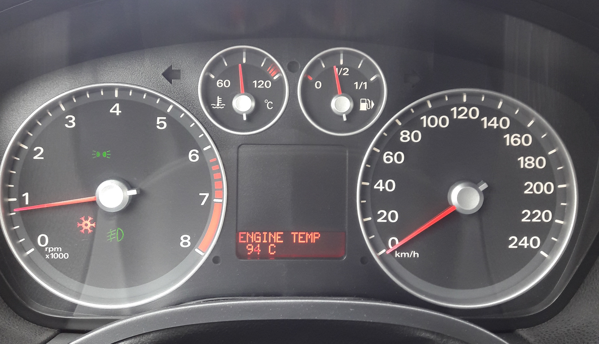 engine temp форд фокус 2