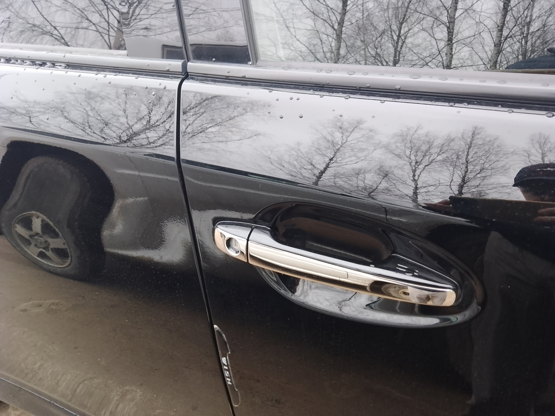 Ништячки китайские. Ушки, хром ручки, рычаг АКПП, — Toyota Wish (AE20 ...