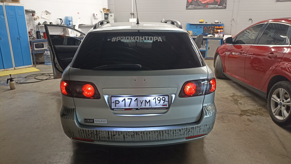 4 габарита и 4 стоп сигнала — Mazda 6 (1G) GG, 2 л, 2007 года | своими ...