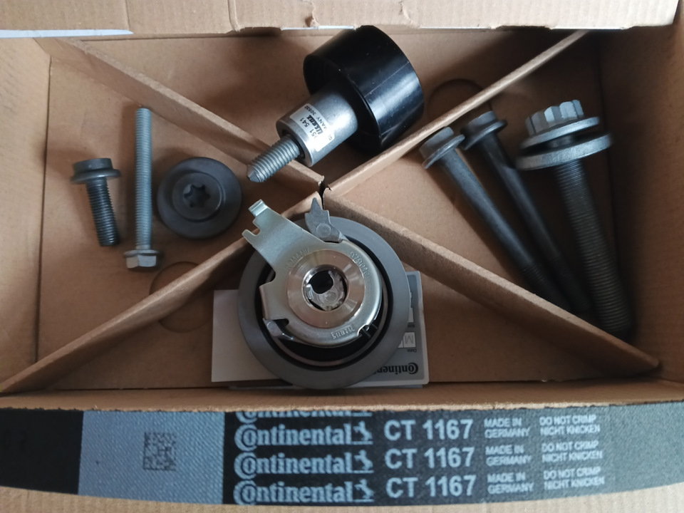 Замена ремня ГРМ на CWVA 1.6 — Volkswagen Polo Sedan, 1,6 л, 2016 года ...