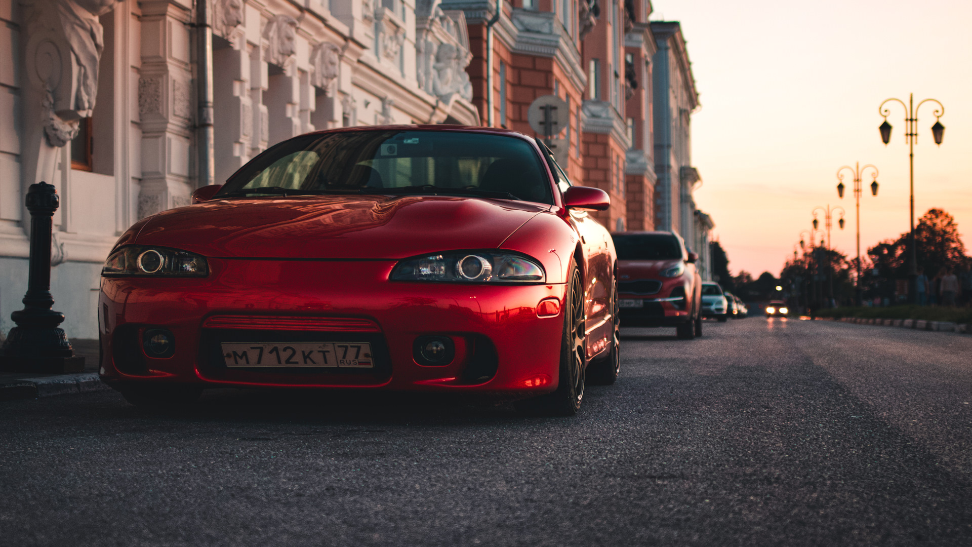 Mitsubishi Eclipse 2g Red