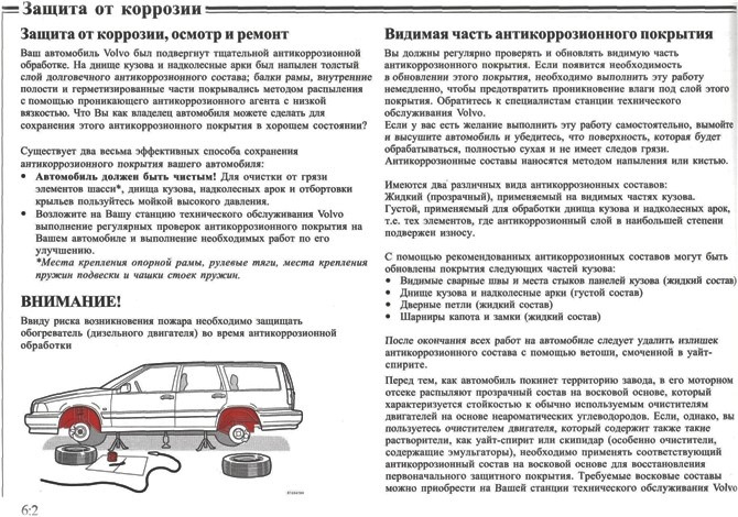 Технологическая карта антикоррозийной обработки