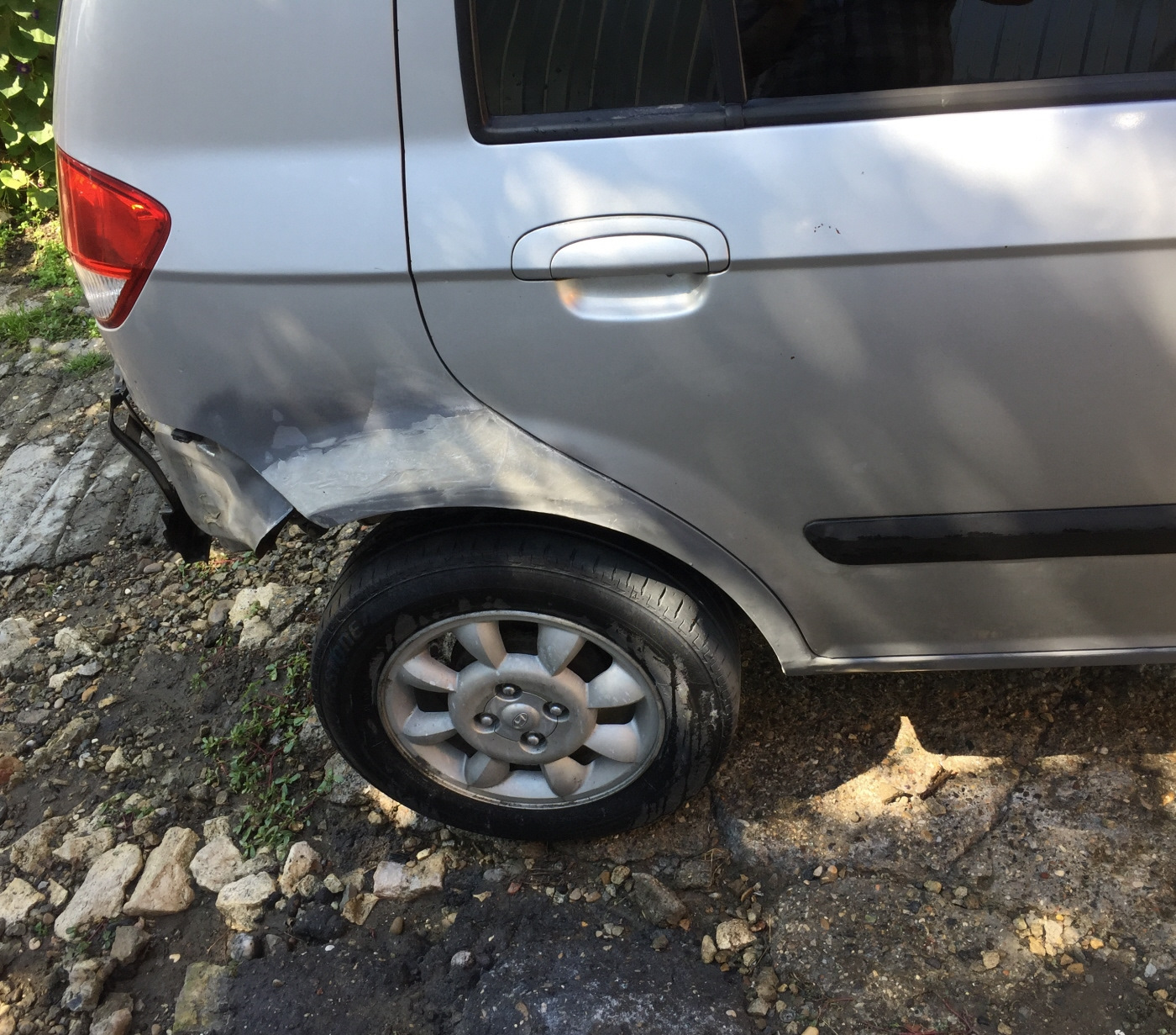 Подготовка к покраске — Hyundai Getz, 1,5 л, 2004 года | своими руками ...
