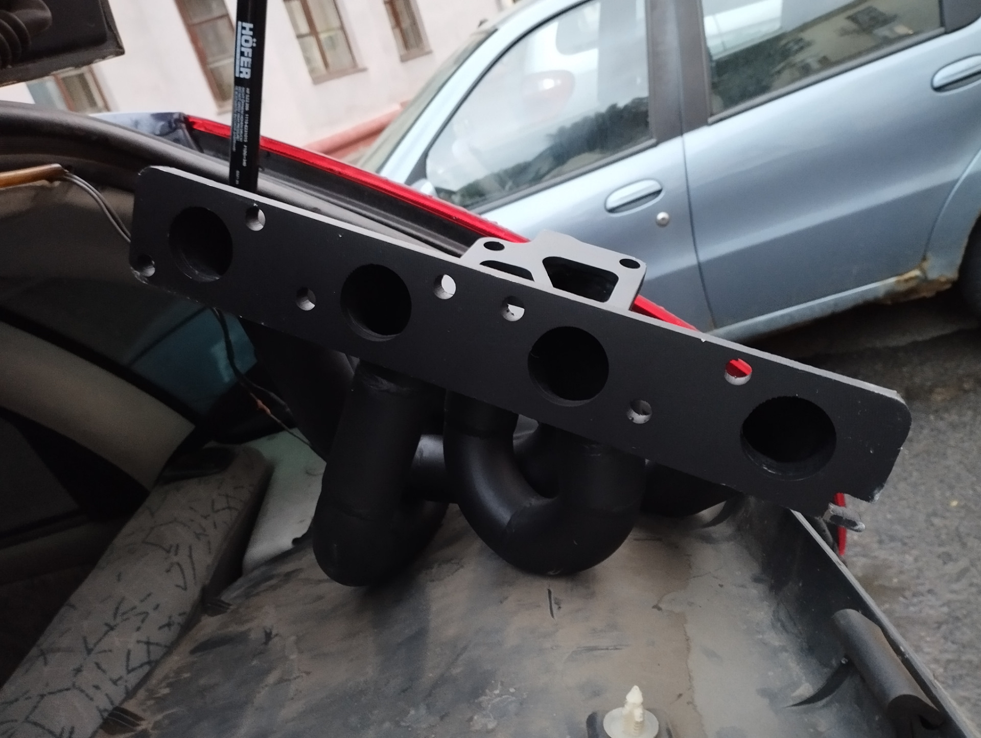 Новый коллектор под TD05HRA — Lada Калина Хэтчбек (1G), 1,4 л, 2008 ...