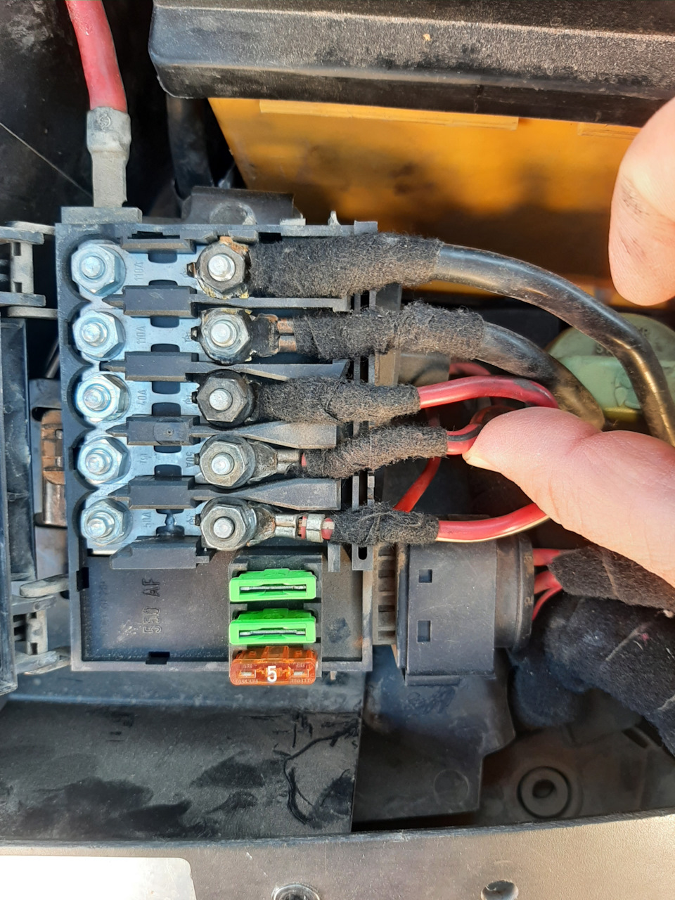 Блок предохранителей — SEAT Alhambra, 1,9 л, 2003 года | электроника ...