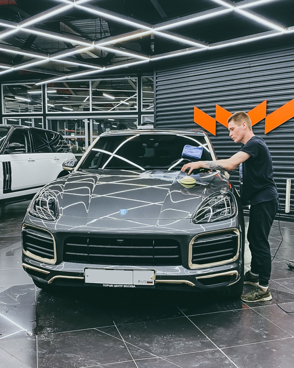 Полировка кузова и покрытие керамическим составом на Porsche Cayenne —  Grand Design на DRIVE2