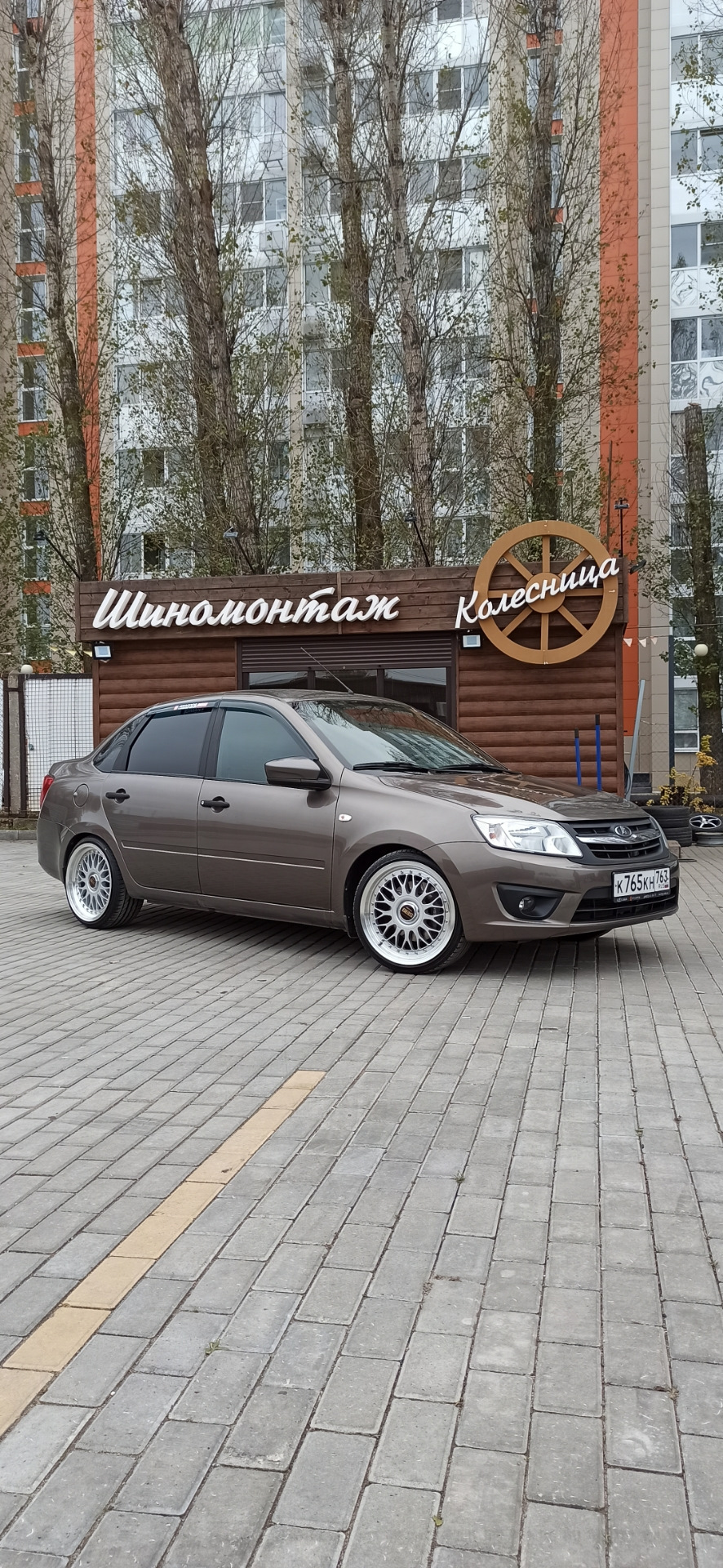 Разноширы IMPUL BBS M1 8/9х17 в Гранту ! — Lada Гранта (1G), 1,6 л ...