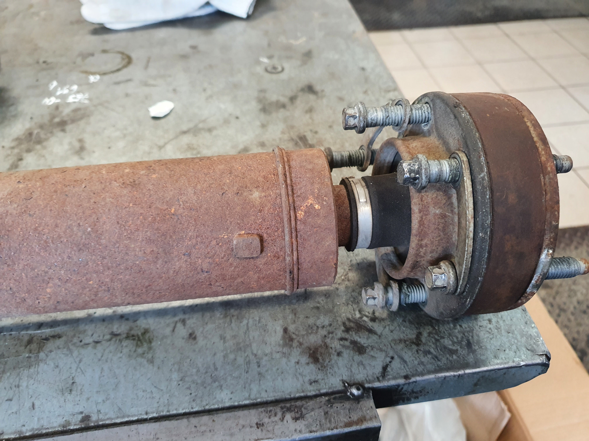 Самодельный кардан взамен оригинальному из США — Ford Mustang (5G), 5 л ...