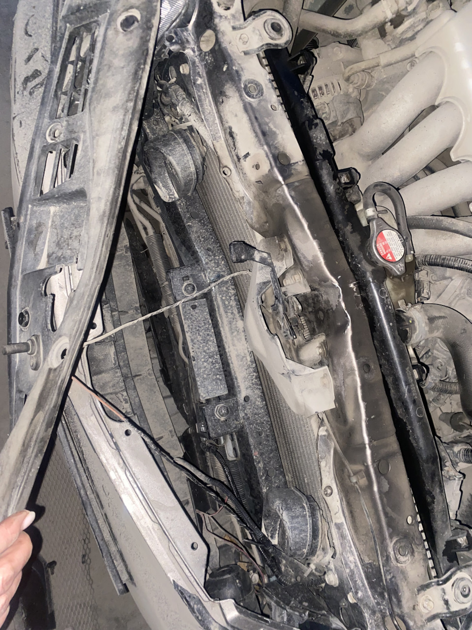 Рамка гнута сверху и снизу — Honda Accord (7G)