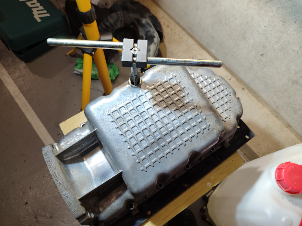 50. Сорвал резьбу в поддоне картера. Переход на М18x1.5 — Lada Vesta SW ...