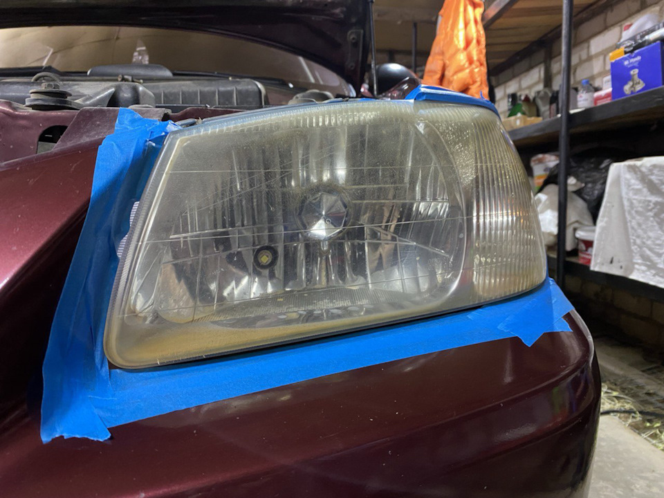 Полировка фар акцент — Hyundai Accent (2G), 1,5 л, 2008 года | своими ...