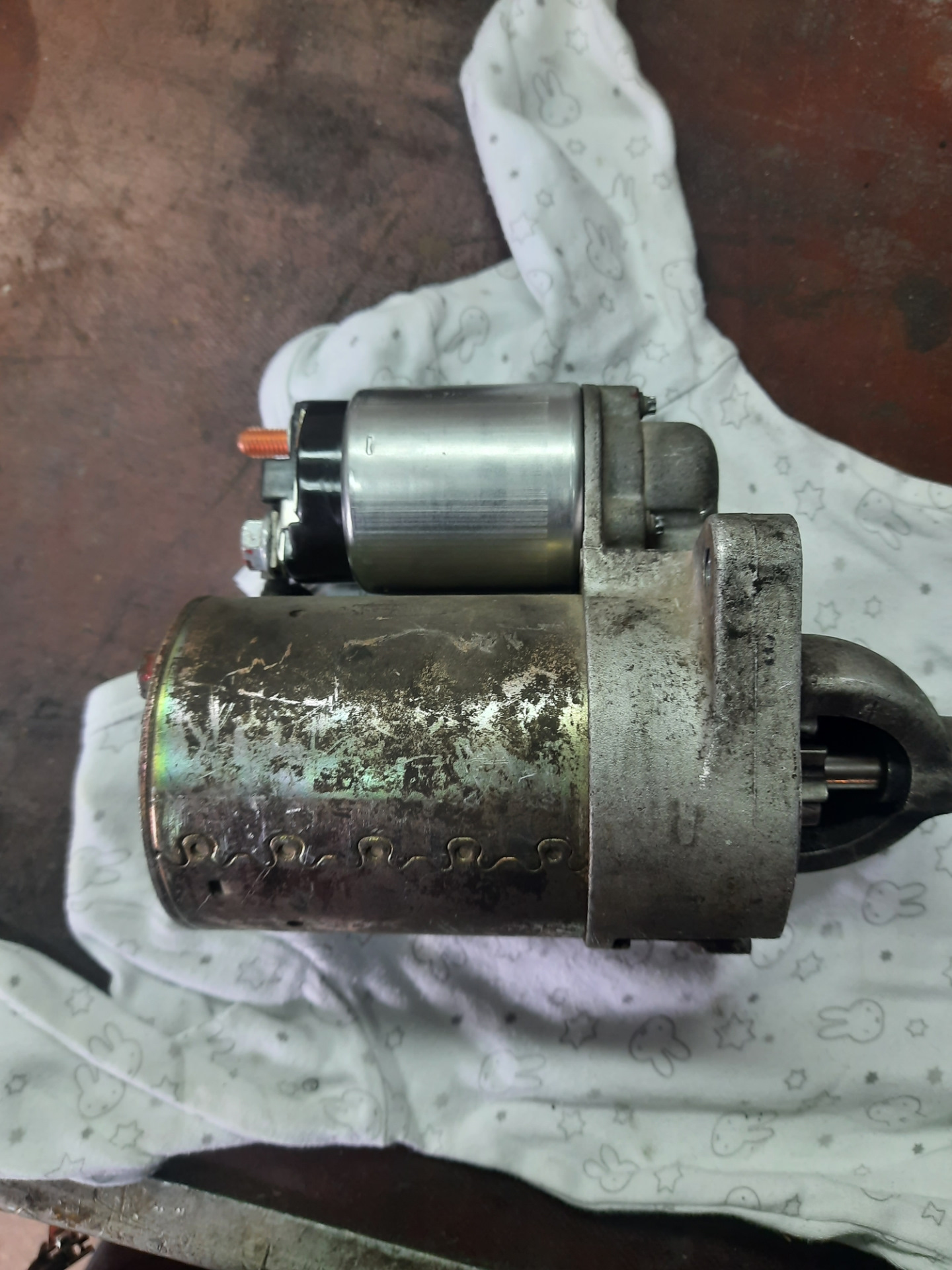 Замена втягивающего реле стартера — KIA Spectra, 1,6 л, 2007 года ...