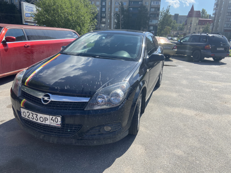 Замена лобового Стекла Опель Астра H GTC — Opel Astra H GTC, 1,6 л ...