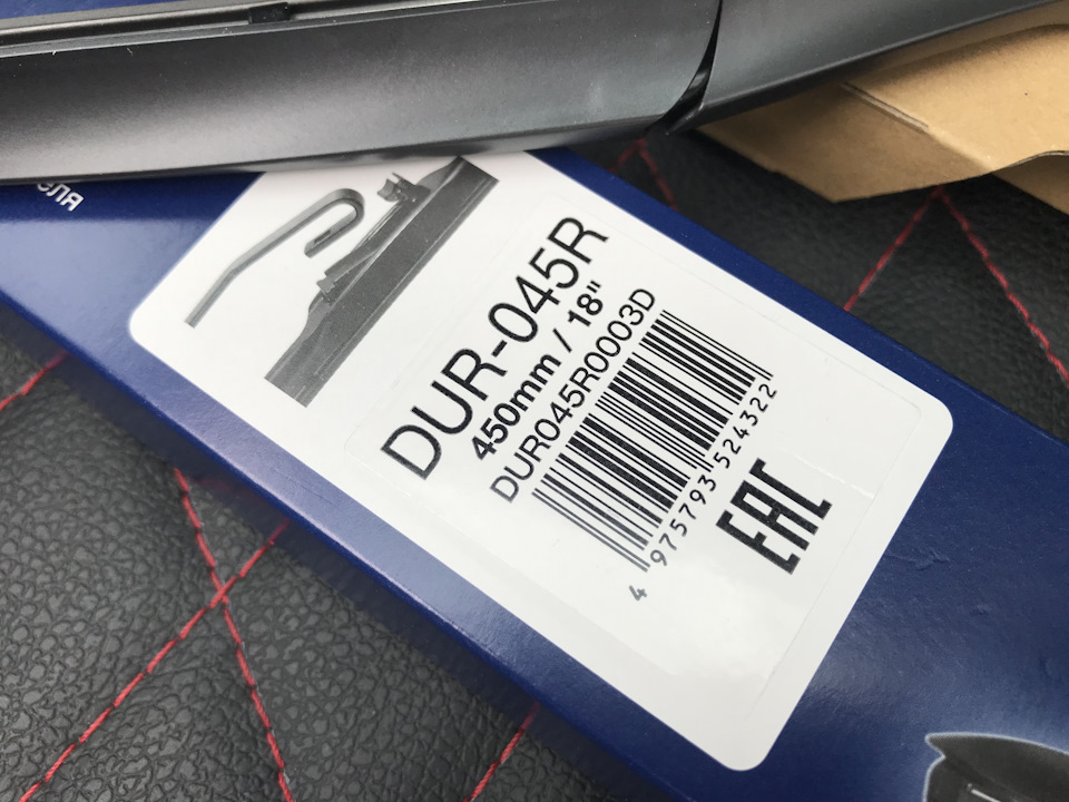 DUR045R Щетка стеклоочистителя гибридная (450 мм) RHD DUR-045R DENSO ...