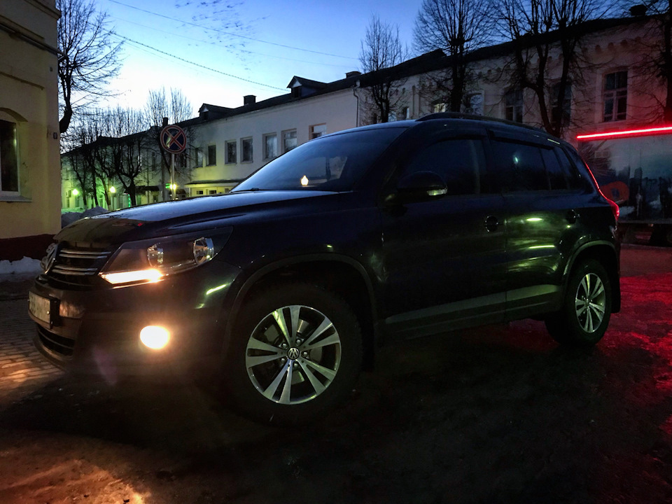 #23. EVA — коврики в салон Тигуана — Volkswagen Tiguan (1G), 1,4 л ...