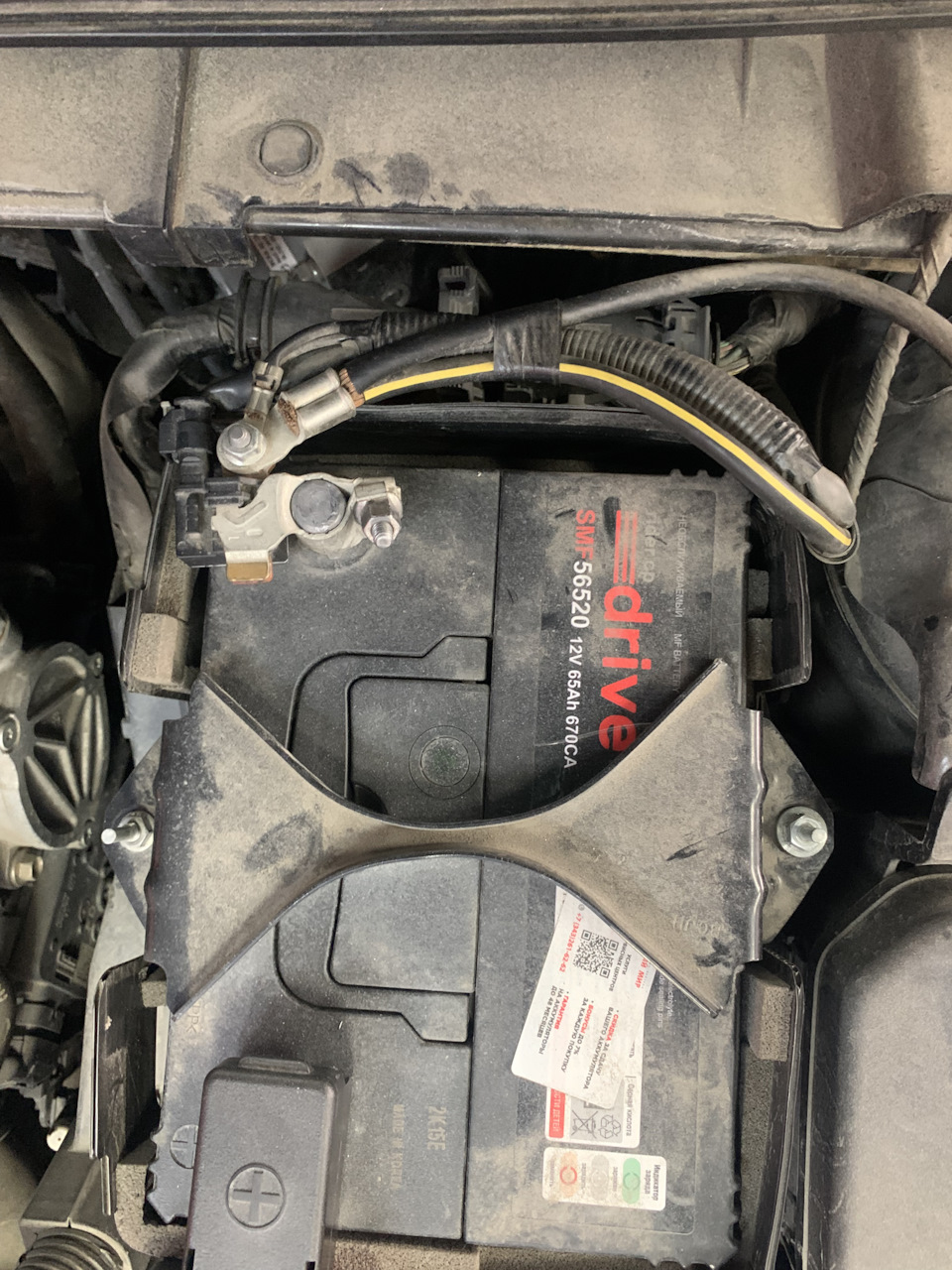 Аккумулятор — Mazda 3 (4G) BP, 1,5 л, 2019 года | плановое ТО | DRIVE2
