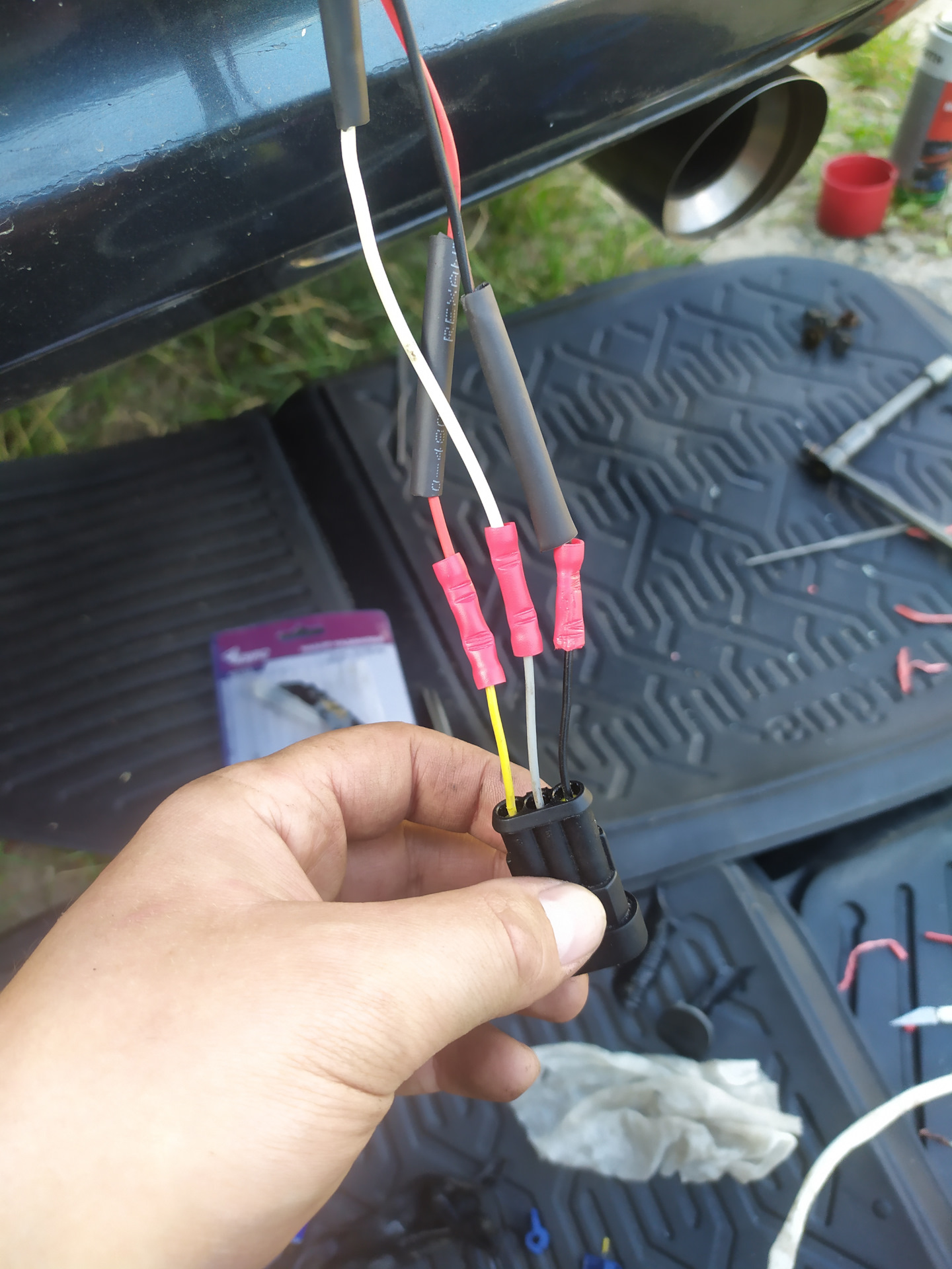 Подсветка катафотов v2.0 и задний датчик положения фар — Honda Accord ...