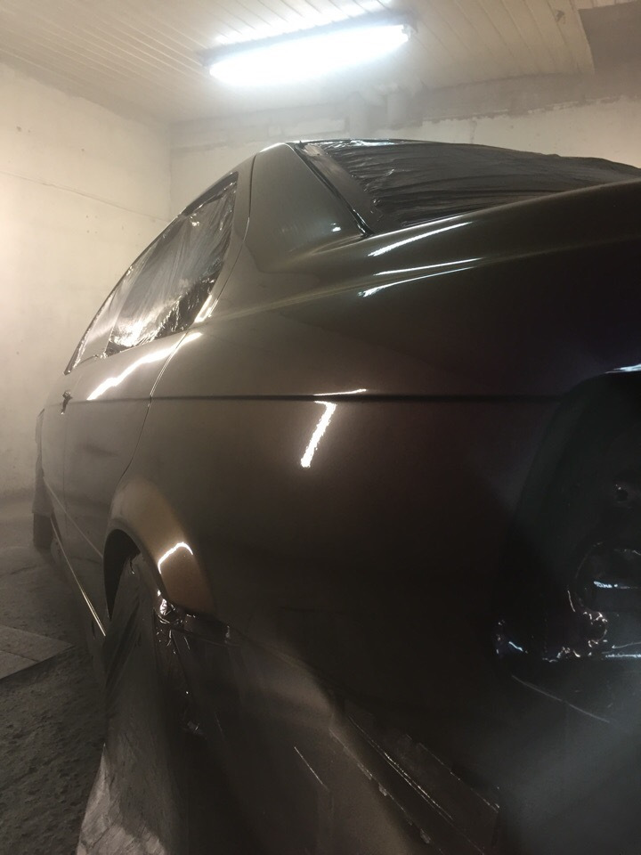 покраска в хамелеон — BMW 3 series (E36), 1,8 л, 1993 года | кузовной ...