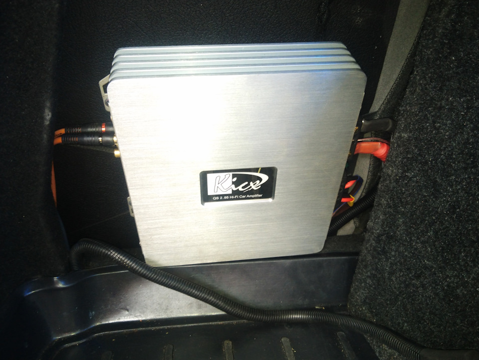 96. Усилитель на фронт Kicx QS 2.95. — Chevrolet Lacetti Sedan, 1,4 л ...