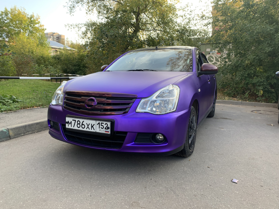 Фиолетовая матовая Suzuki forenza