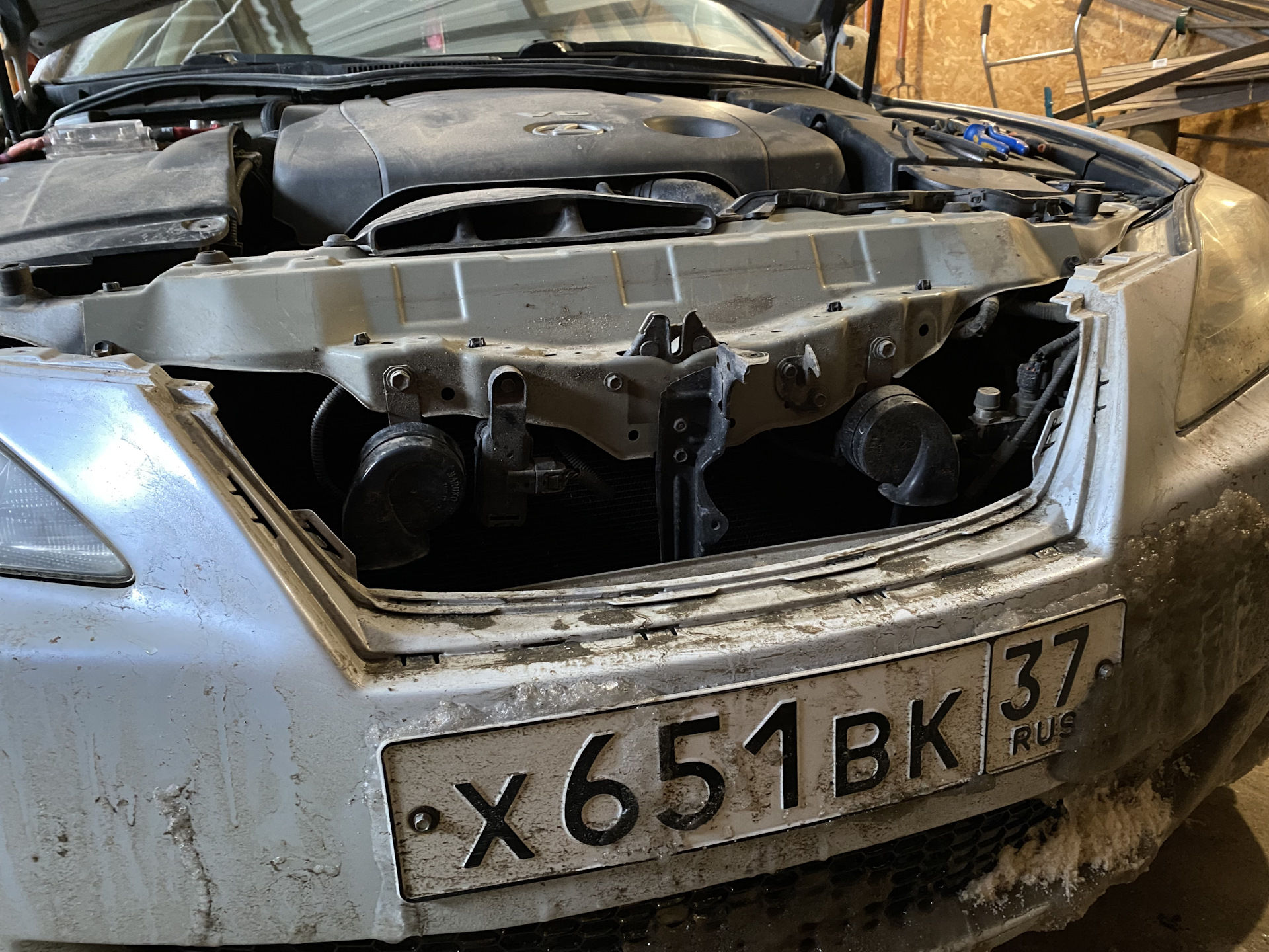 Замена клаксона «Батя на районе» — Lexus IS II, 2,5 л, 2008 года ...