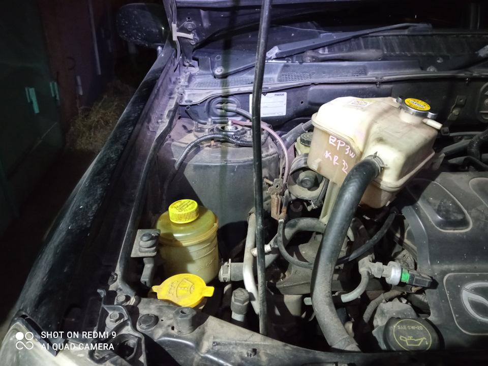 Замена масла ГУР — Mazda Tribute I, 3 л, 2002 года | своими руками | DRIVE2