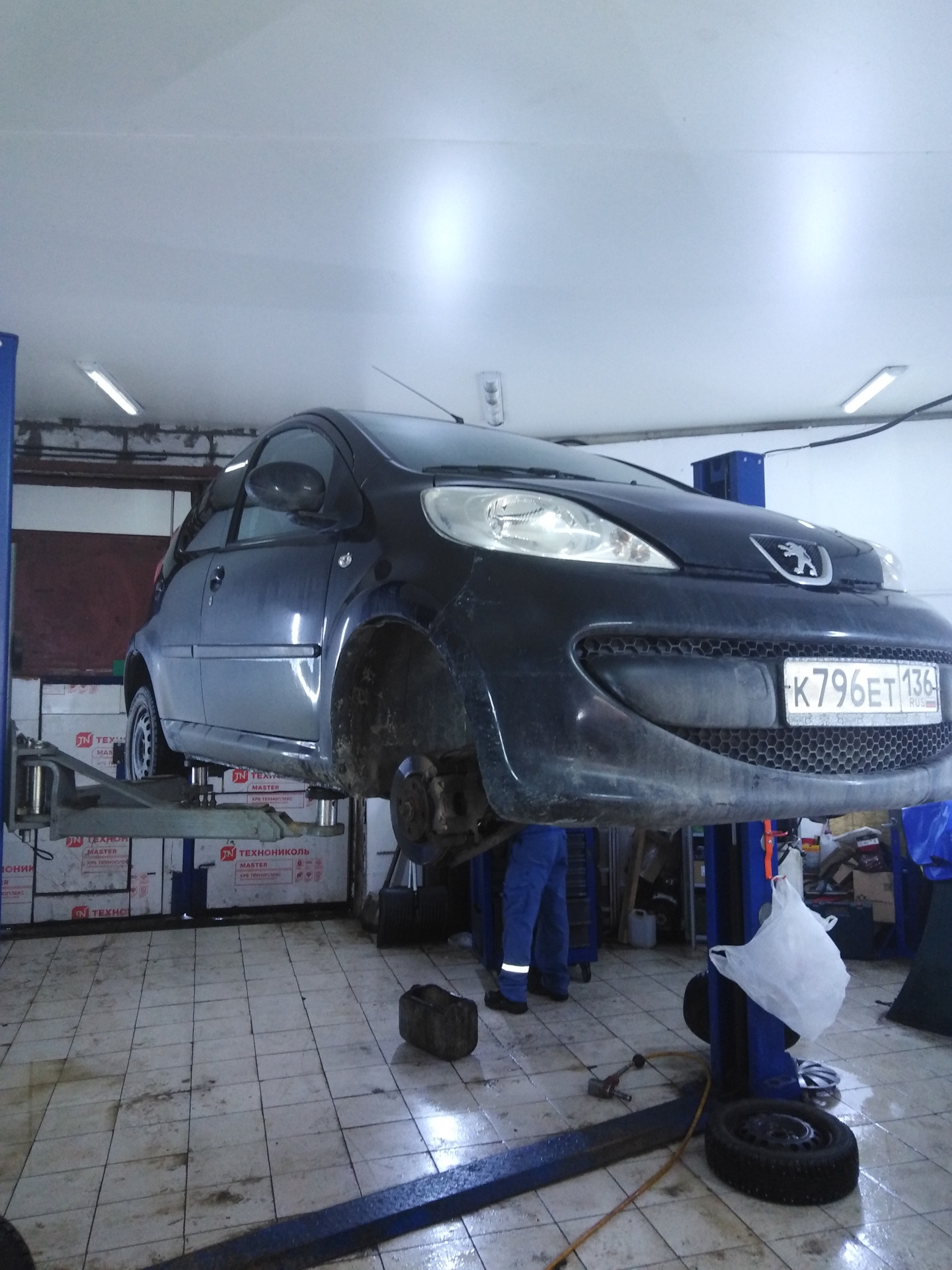 Ремонт — Peugeot 107, 1 л, 2007 года | визит на сервис | DRIVE2