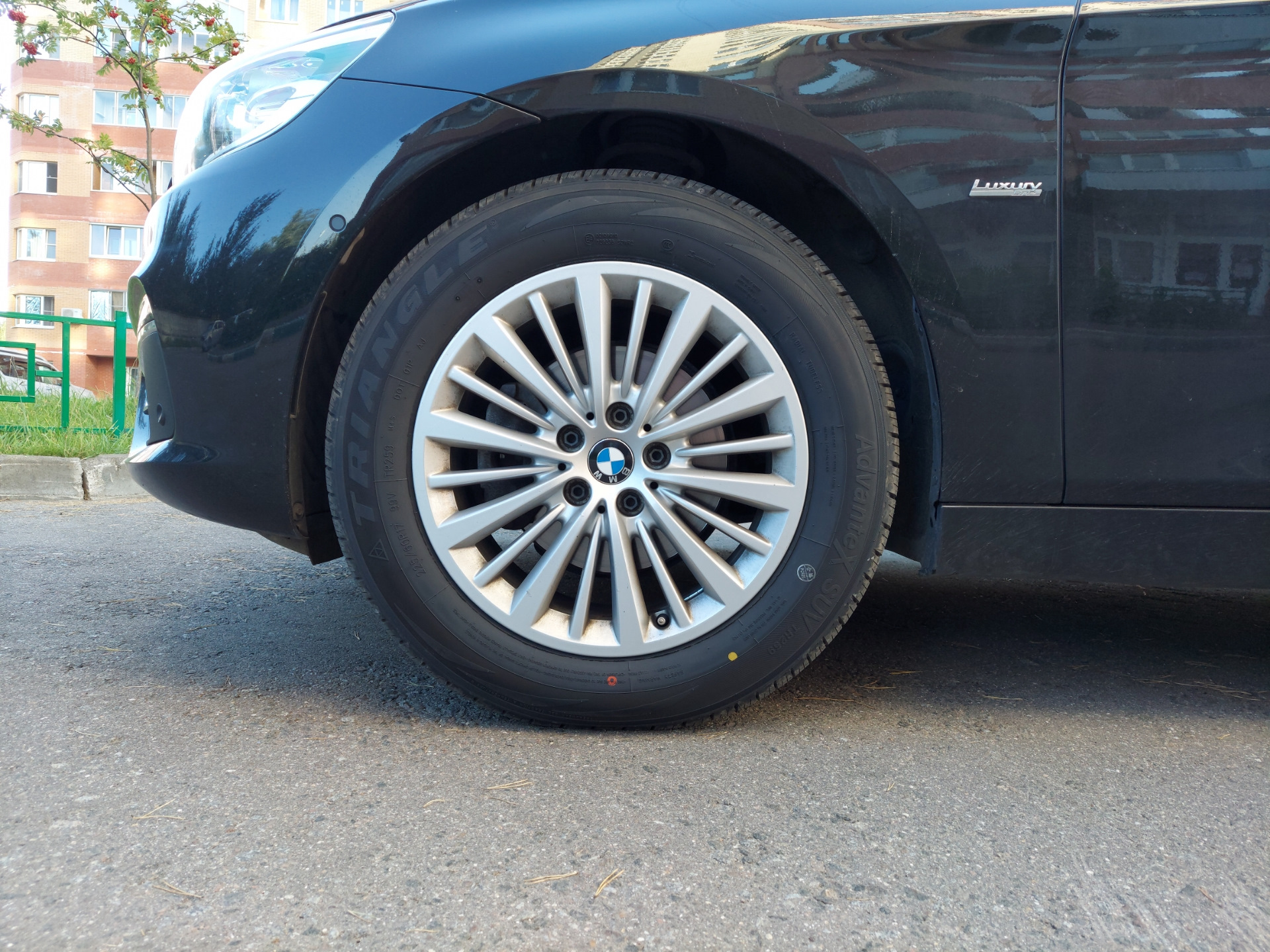 8 1 60 17. Табличка размера колес BMW 2 Series f45.
