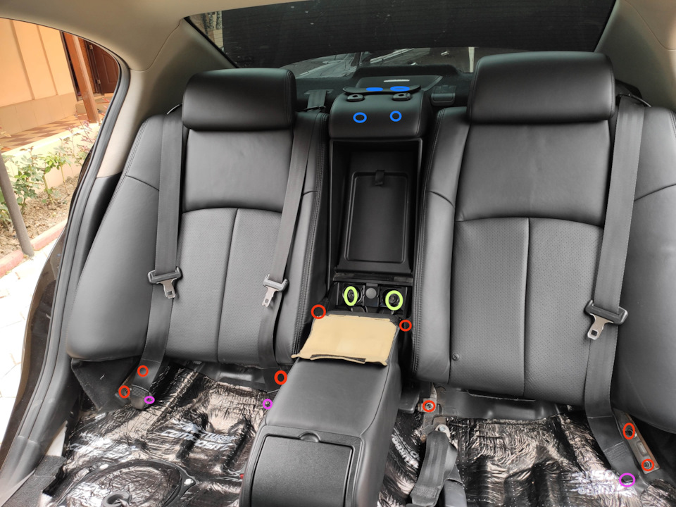 Шумка полки. Чистка сидушек и др. — Infiniti G25, 2,5 л., 2011 года ...