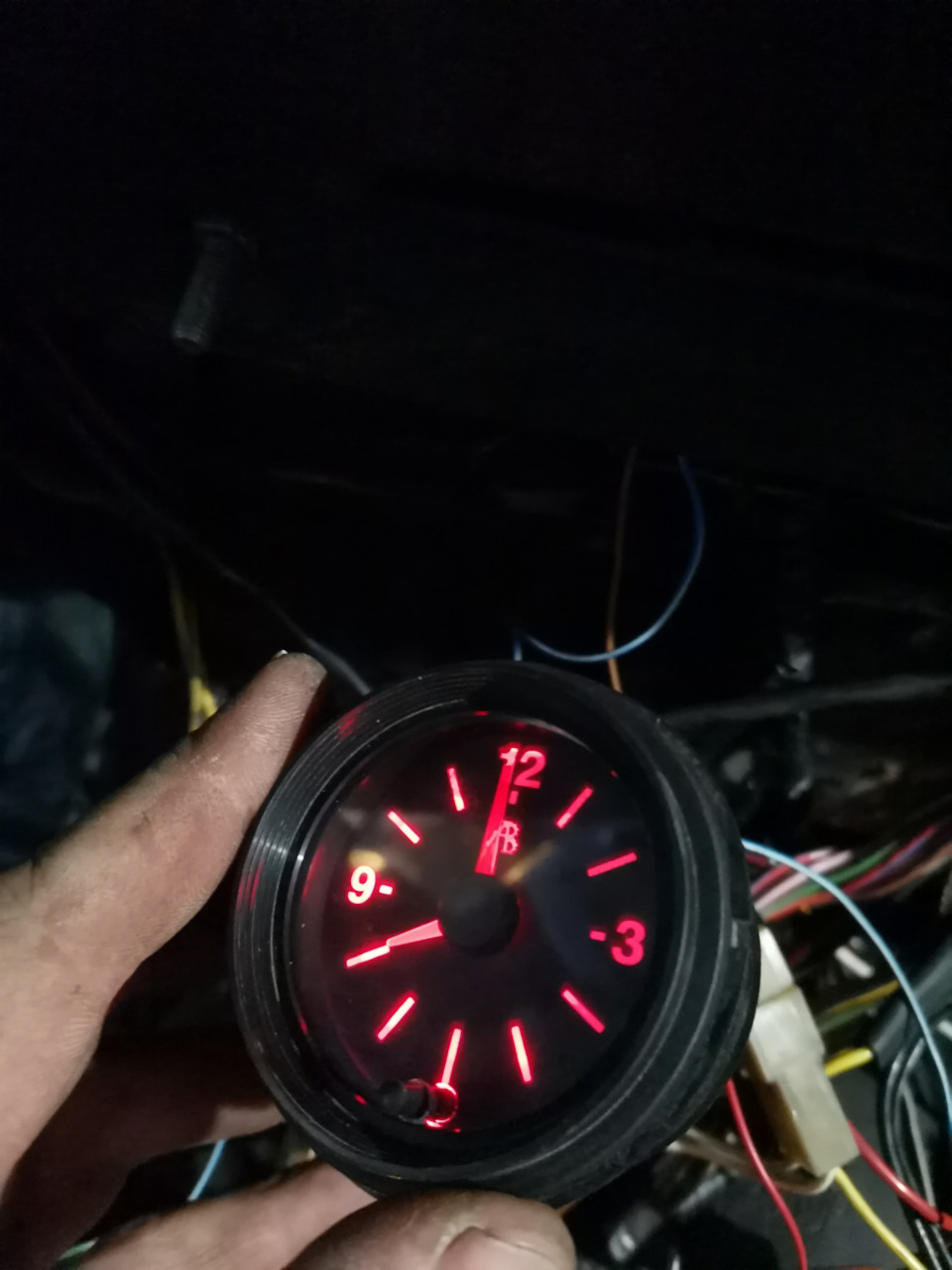 Красная подсветка в часы Ачк-7 — Lada 21073, 1,5 л, 1997 года ...