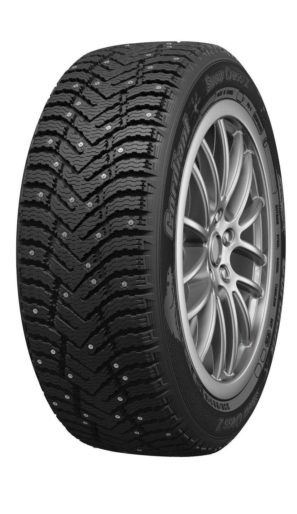 Зимняя резина Cordiant Snow Cross2 185/65 R15 92T зимняя шипованная.25. ...