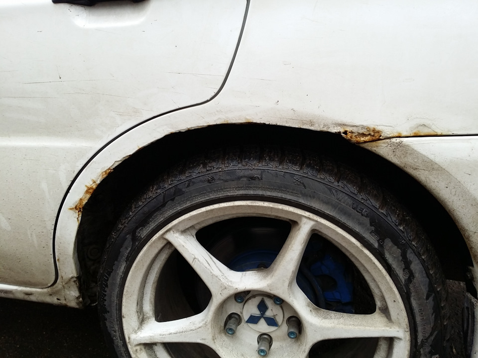 Кузовной ремонт Японской стали — Mitsubishi Lancer VI, 1,3 л, 1996 года ...