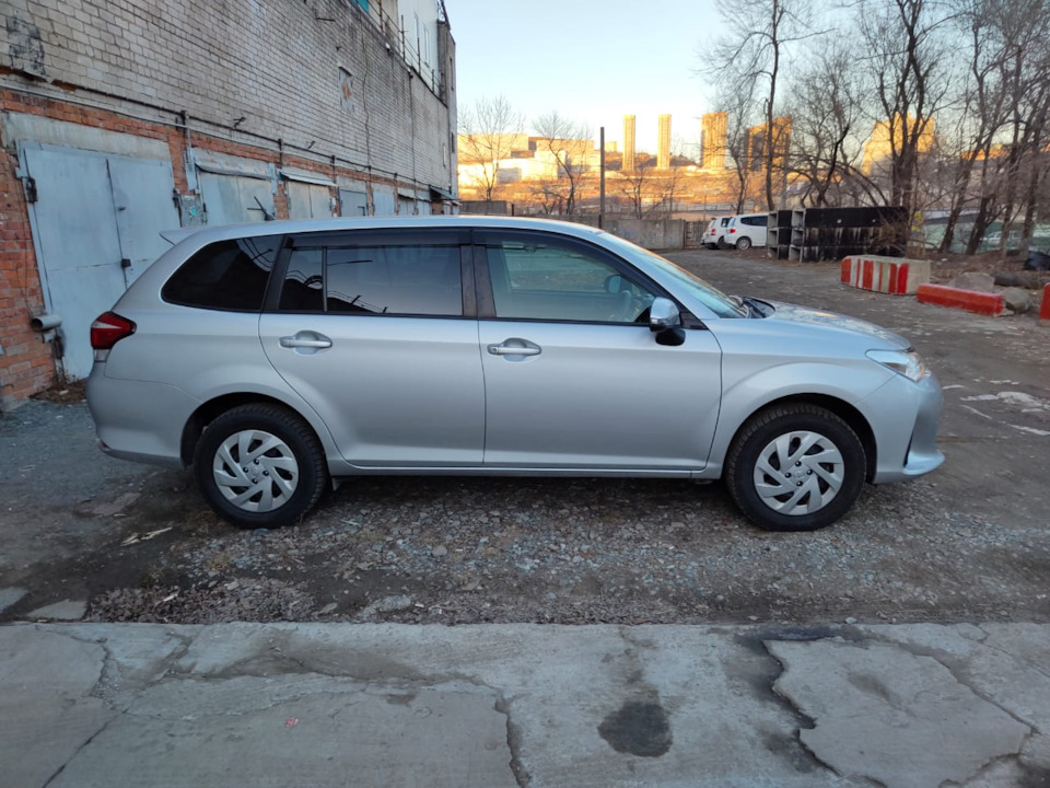 Пружины подвески, шины — Toyota Corolla Fielder (E160), 1,5 л, 2019 ...