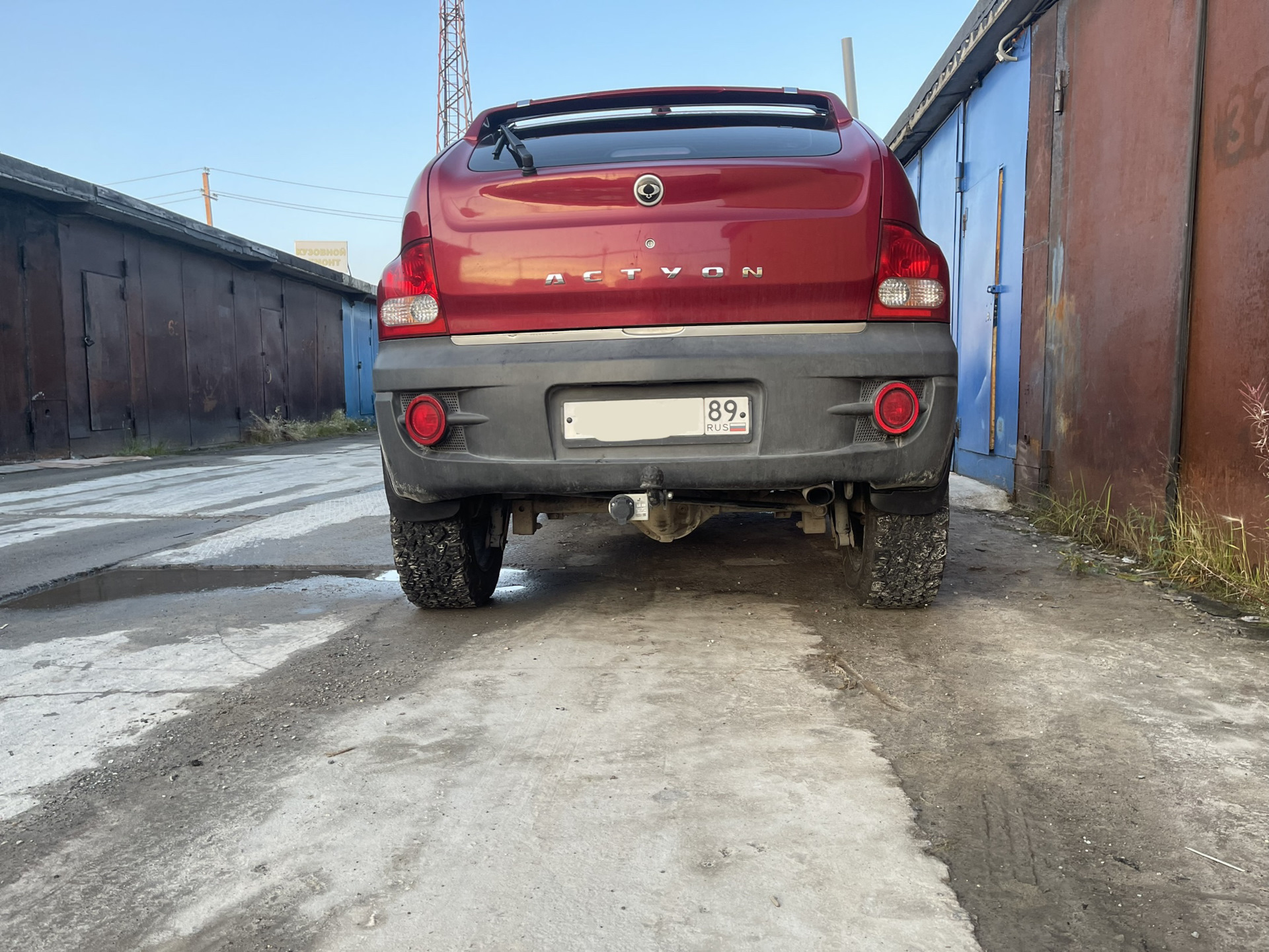 8. Брызговики Frosch — SsangYong Actyon (1G), 2 л, 2008 года | тюнинг ...