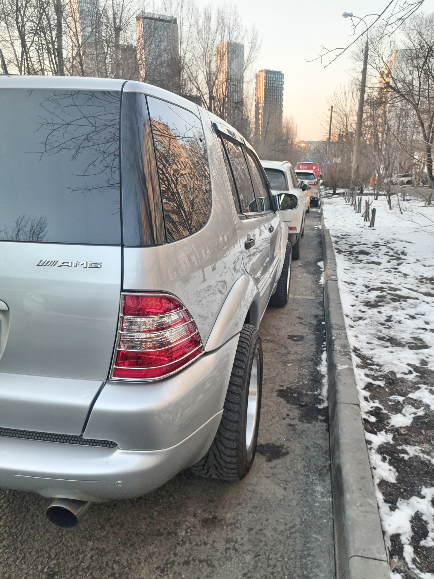 Моноблок и проставки — Mercedes-Benz ML 55 AMG (W163), 5,5 л, 2000 года ...