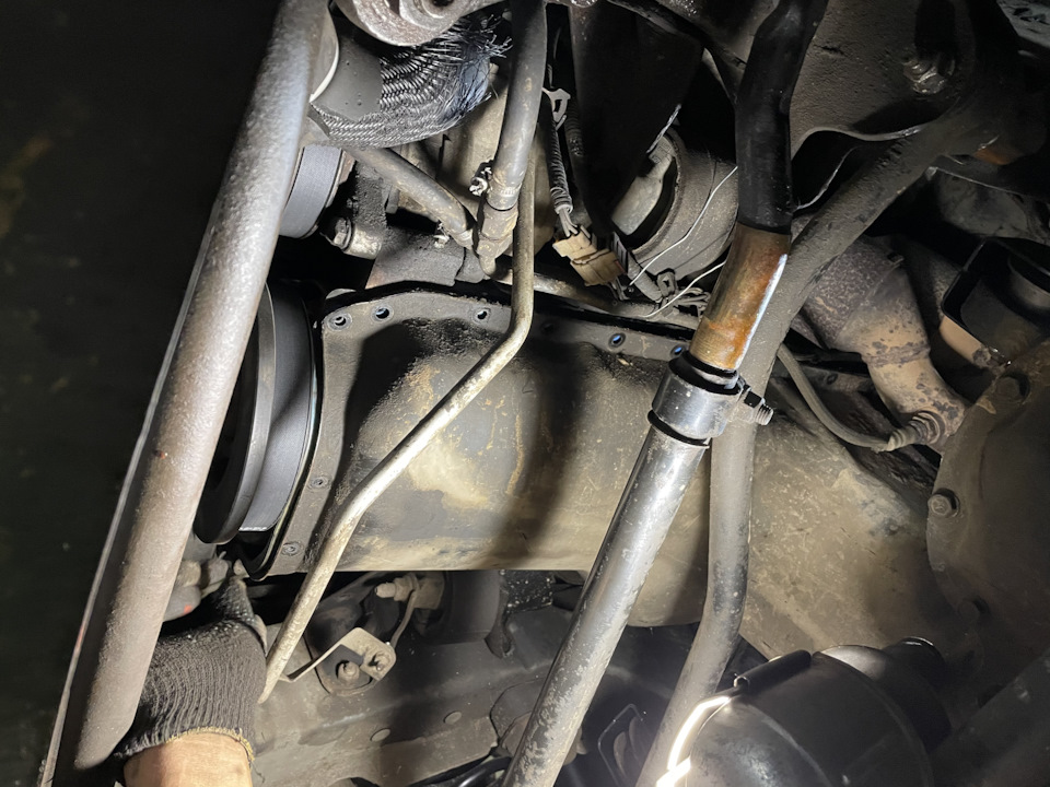 Замена заднего сальника коленвала jeep