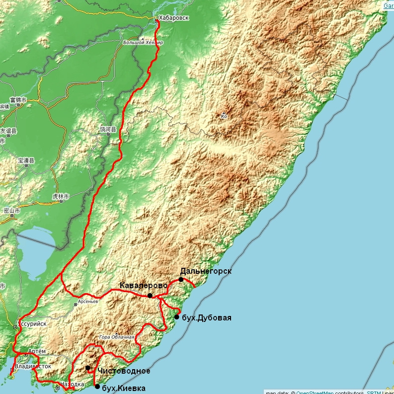 Владивосток дальнегорск. Дальнегорск Приморский край на карте. Хабаровск Дальнегорск карта. Карта маршрута Хабаровск-Дальнегорск. Дорога от Хабаровска до Дальнегорска.