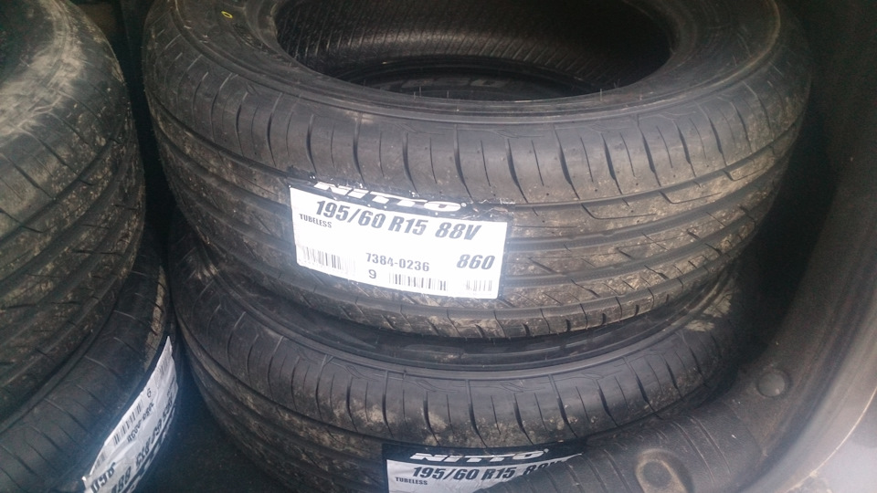 Летние шины NITTO NT860 195/60 R15 88V — KIA Rio (3G), 1,6 л, 2013 года ...