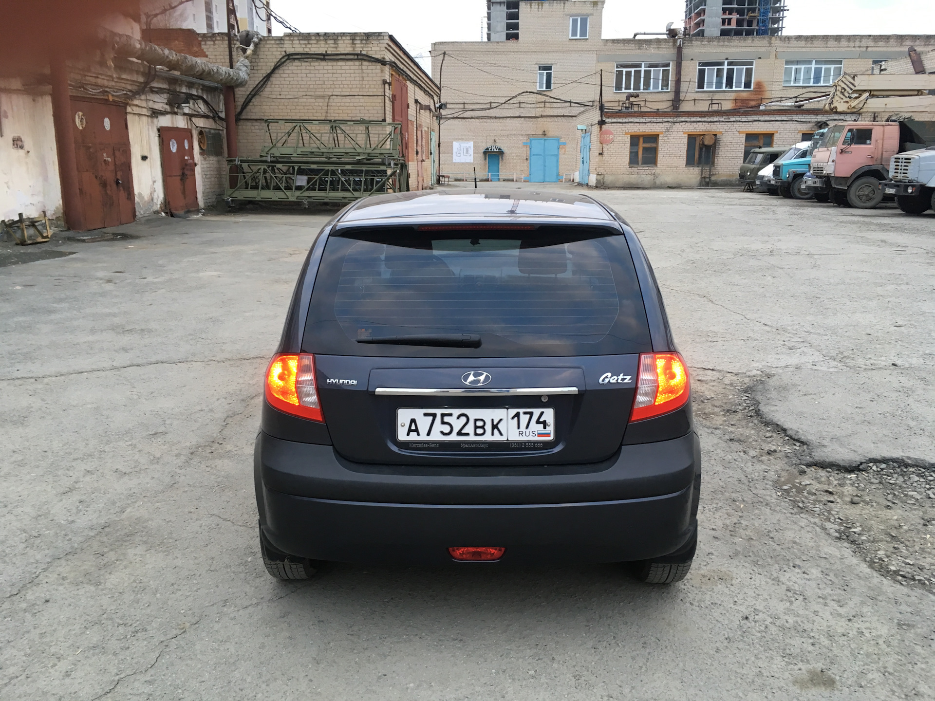 Накладки hyundai getz